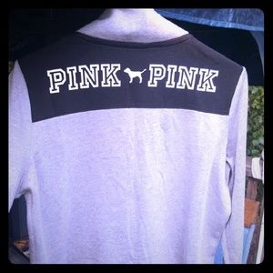 VS pink quarter zip